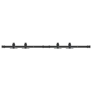 vidaXL l&uuml;kandkapi uksekomplekt 122 cm s&uuml;sinikterasest