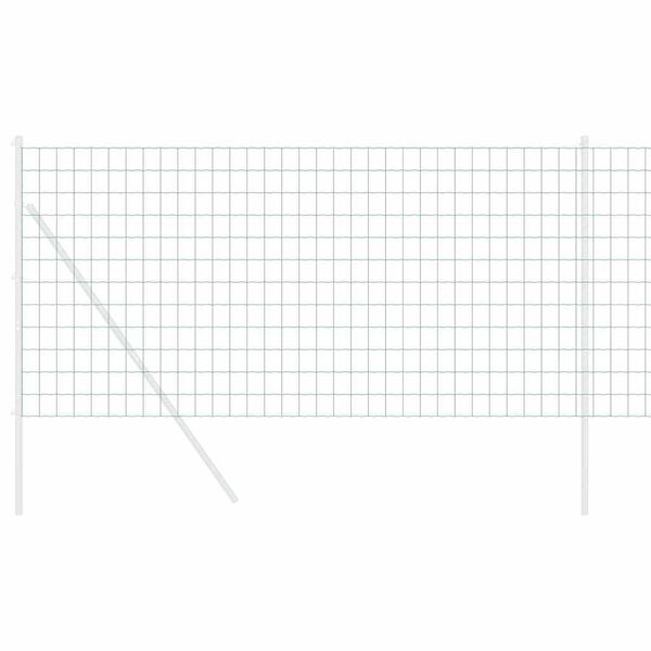 vidaXL Euroopa aed Roheline 1,2 x 10 m PVC-kaetud raud