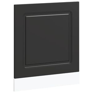 vidaXL n&otilde;udepesumasina paneel, Kalmar, must, 60x1,5x57 cm, tehispuit