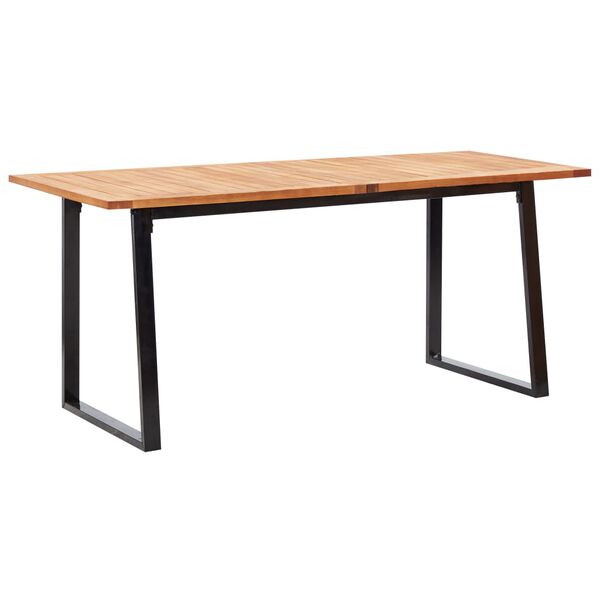 vidaXL 7-osaline aiamööblikomplekt, polürotang ja akaatsiapuit, hall