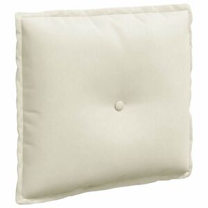 vidaXL Seljatugi padi Kreemjas 50 x 45 cm Korter kangas