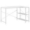 vidaXL arvutilaud, valge, 110x72x70 cm, tehispuit