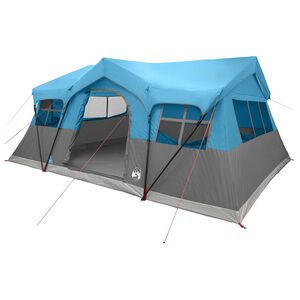 vidaXL Peretelk katusega Sinine 487 x 340 x 216 cm Pol&uuml;ester ja teras