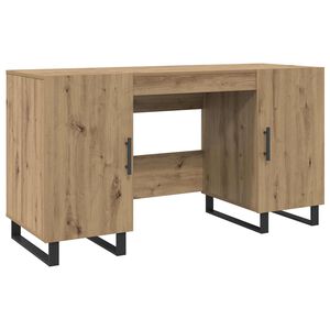vidaXL Laud k&auml;sit&ouml;&ouml;tamm Tehispuit 140 x 50 x 75 cm