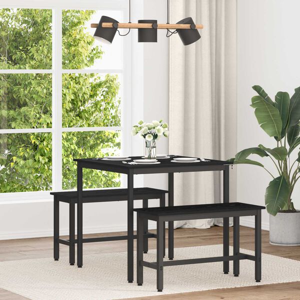 vidaXL S&ouml;&ouml;gilauad 80 x 80 x 75 cm METALL