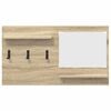 vidaXL Seinale kinnitatav riidepuu Sonoma tamm 90 x 10 x 50 cm