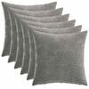 vidaXL Diivanipadi 6 pcs HEERLEN Tumehall 35 x 35 cm &Scaron;en&uuml;&uuml;lfabric