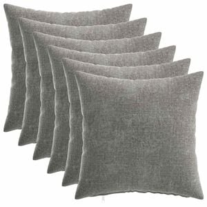 vidaXL Diivanipadi 6 pcs HEERLEN Tumehall 35 x 35 cm &Scaron;en&uuml;&uuml;lfabric