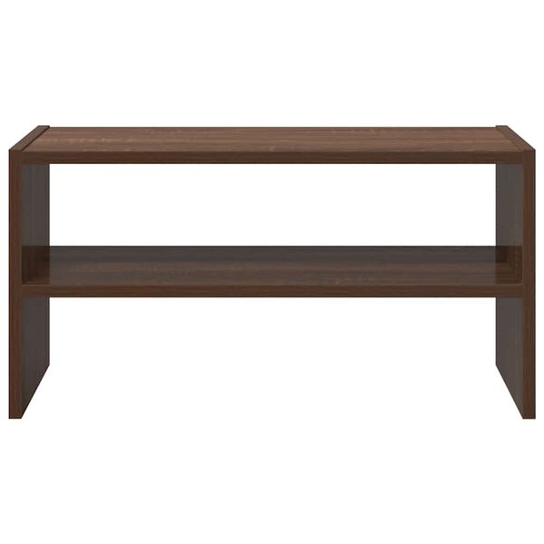 vidaXL kingariiul virnastatav, pruun tamm, 60 x 30 x 30,5 cm