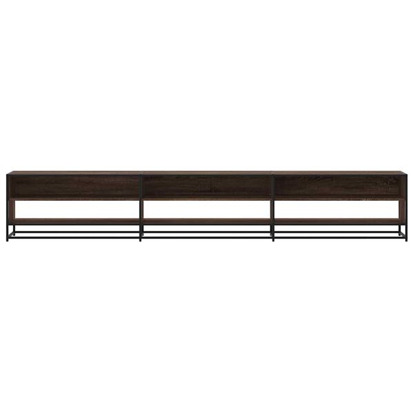 vidaXL telerikapp, pruun tamm, 270x40x46 cm, tehispuit