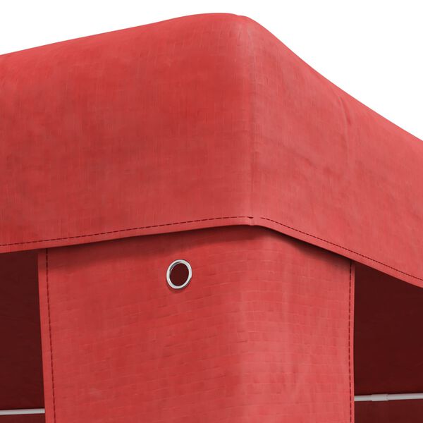 vidaXL Pidutelgid Punane 400 x 300 x 255 cm PE ja teras