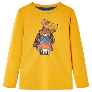Pikkade varrukatega lastes&auml;rk, ooker, 104