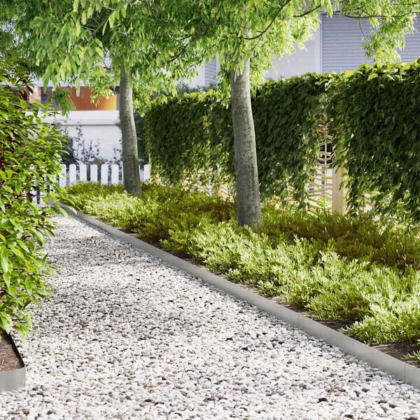 vidaXL Murupiire 10 pcs H&otilde;bedane 100 x 0.05 x 20 cm Tsinkteras