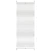 Plisseekardin 40 x 125 cm valge