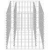 vidaXL gabioon-taimelava, tsingitud teras, 90 x 50 x 50 cm