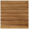 vidaXL Lauda peal 60 x 60 x 3,5 cm Kandiline Tugev teakpuit Naturaalne