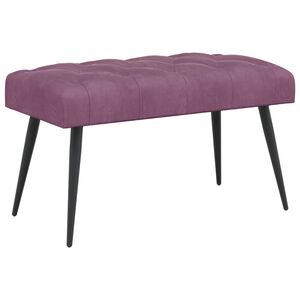 vidaXL N&ouml;&ouml;riga pehmendatud pink Lilla 80 x 40 x 46 cm Samet