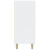 vidaXL puhvetkapp, valge, 90 x 34 x 80 cm, tehispuit