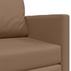vidaXL Diivanvoodi 110cm Cappuccino Kunstnahk