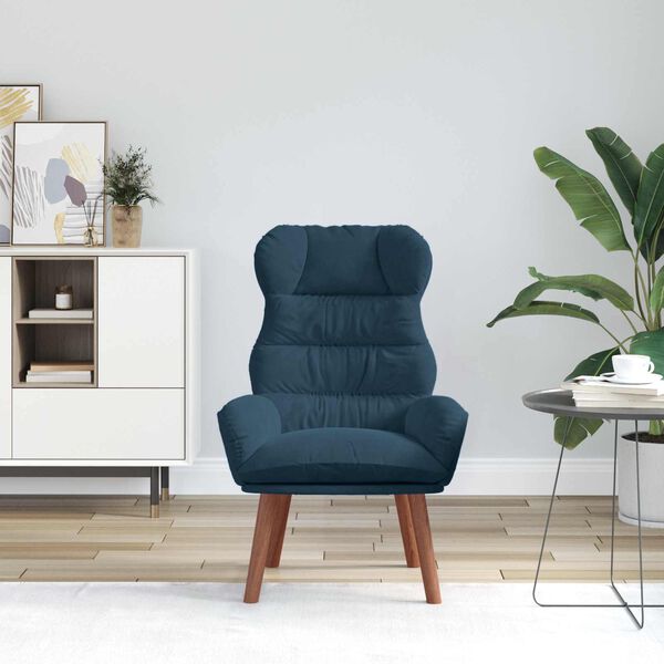 vidaXL Tugitool Sinine 69 x 74 x 93 cm Samet