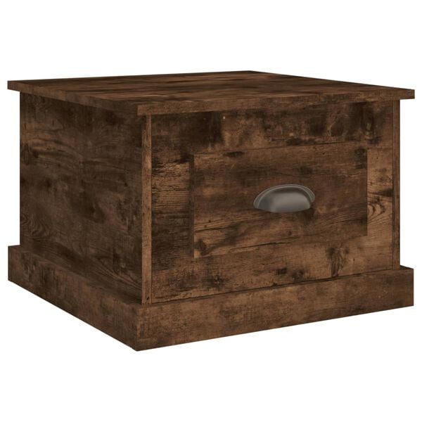 vidaXL kohvilaud, suitsutatud tamm, 50 x 50 x 35 cm, tehispuit