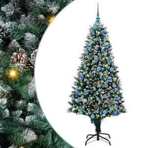 vidaXL Tehisj&otilde;ulupuu Roheline 180 cm PVC ja Teras ja Plast