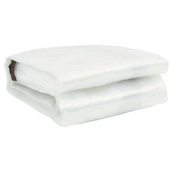 vidaXL Läbipaistev aasadega present 12x12 m polüetüleen