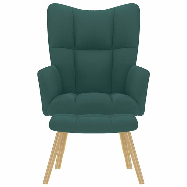 vidaXL puhketool jalapingiga, tumeroheline, kangas