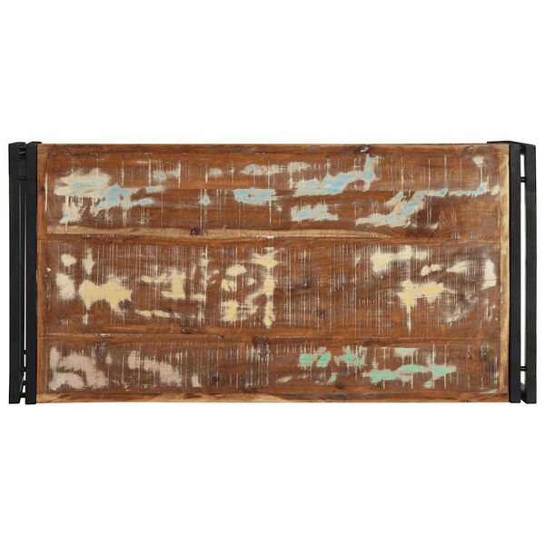 vidaXL kohvilaud, mitmevärviline, 100x50x35 cm, taastatud puit