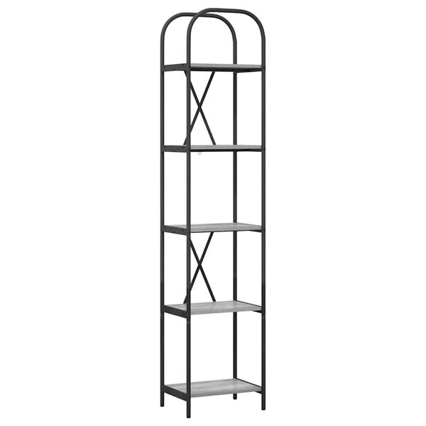 vidaXL Raamatukapp Hall Sonoma 40 x 30 x 183 cm Tehispuit