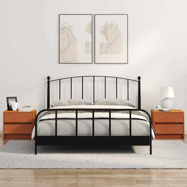 vidaXL &Ouml;&ouml;kapid sahtliga 2 pcs Vahapruun 40 x 30.5 x 35.5 cm M&auml;nnipuit