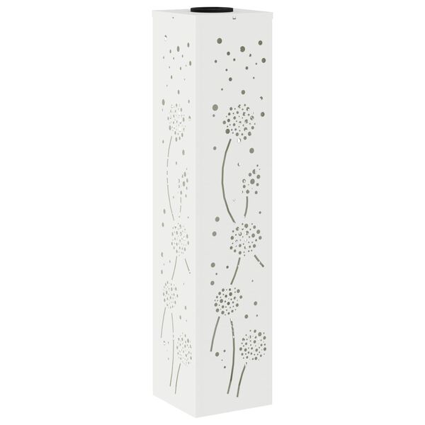 vidaXL P&auml;ikese LED k&auml;igutee tuli 2 pcs Valge K&uuml;lmvaltsitud teras