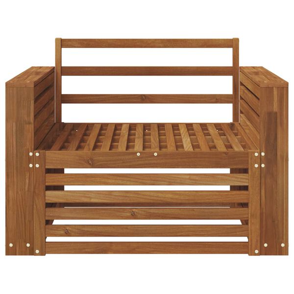 vidaXL 2 T&uuml;kk Diivan k&auml;etugedega Tugev akatsiapuu Neutraalne