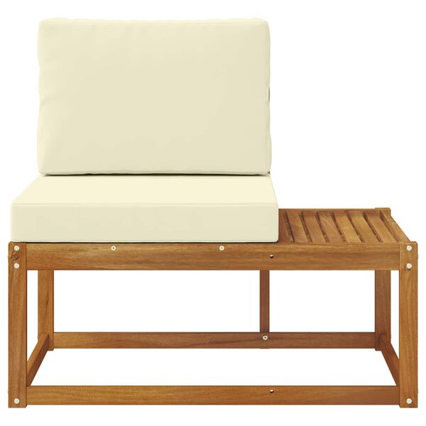 vidaXL V&auml;lim&ouml;&ouml;bel L&otilde;ppdiivan padjaga Neutraalne 91 x 63 x 73 cm