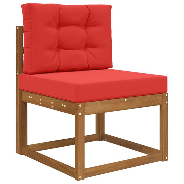 vidaXL V&auml;lim&ouml;&ouml;blitugi patja 2 pcs Punane Pol&uuml;ester