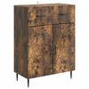 vidaXL K&otilde;ide sahtliga Suitsutatud tamm 66 x 34,5 x 89,5 cm Tehispuit