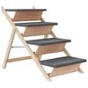 vidaXL trepp koerale, hall, 105 x 47 cm, nulupuit