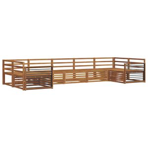 vidaXL Diivanikomplektid 7 pcs Neutraalne Tugev akatsiapuu