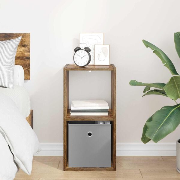 vidaXL &Ouml;&ouml;kapp sahtliga Suitsetatud tamm 30,5 x 27 x 59,5 cm Tehispuit