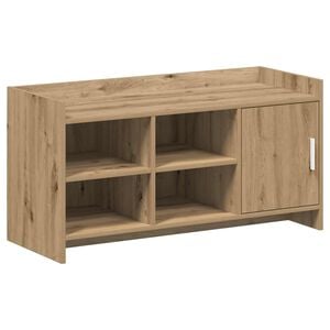 vidaXL Kinga kapp 100 x 39,5 x 51 cm Tehispuit Artisan tamm