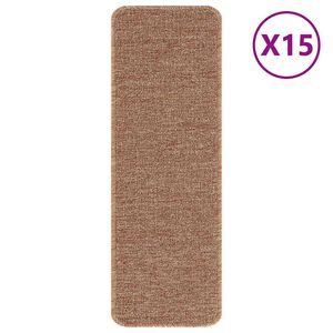 vidaXL Libisemisvastased trepimatid 15 pcs Kollane 60 x 25 cm PP