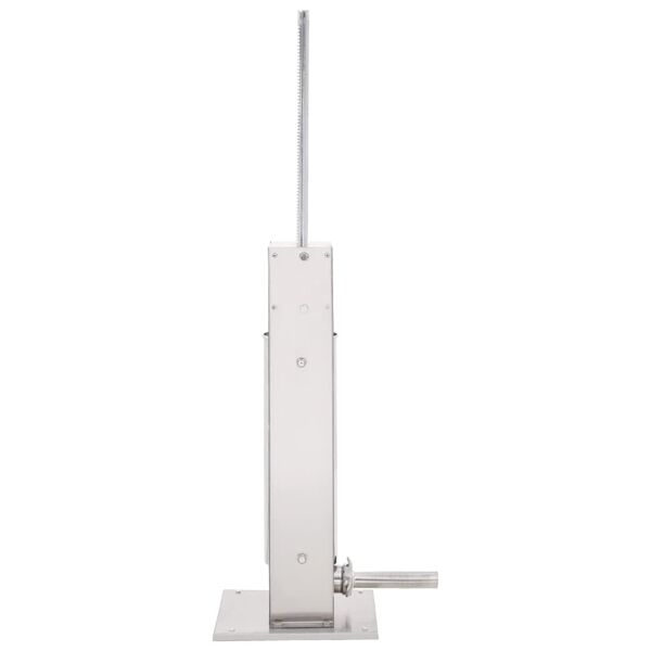 vidaXL manuaalne vorstit&auml;itemasin, h&otilde;bedane, 7 l, roostevaba teras