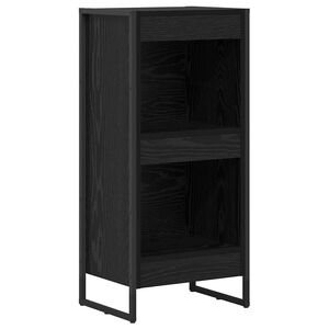 vidaXL Raamaturiiul 40 x 30 x 86,5 cm Tehispuit Must tamm