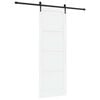 vidaXL Libisev uks ORKDAL Valge 83 x 232 cm Toekas m&auml;nnipuit