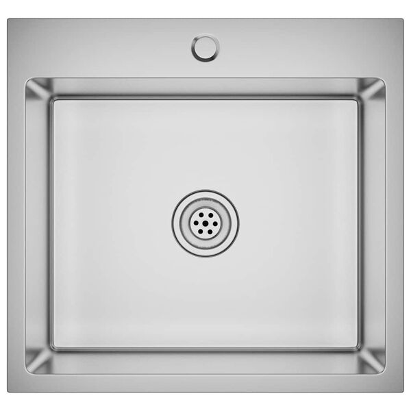 vidaXL käsitsi valmistatud köögivalamu, roostevabast terasest