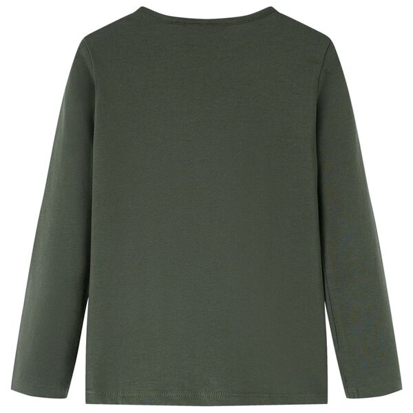 Pikkade varrukatega lastesärk, khaki, 92