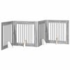 vidaXL Kokkupandav koerte v&auml;rav statiividega 4 pcs Hall Sonoma 321 cm