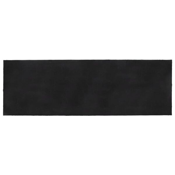 vidaXL uksematt, tumehall, 100 x 300 cm, flokeeritud kookoskiud