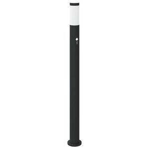 vidaXL anduriga postvalgusti 110 cm roostevaba teras IP44