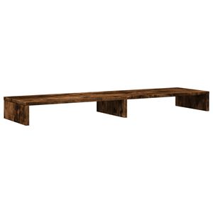 vidaXL monitorialus, suitsutatud tamm, 100x27x10 cm, tehispuit
